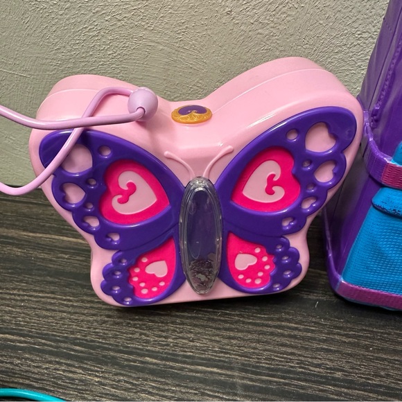 Polly Pocket Flamingo Backyard Butterfly Backpack Space Compact Dolls & Charms - Picture 13 of 16